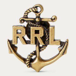 Mens RRL (Double RL)-RALPH LAUREN Anchor Brass Pin
